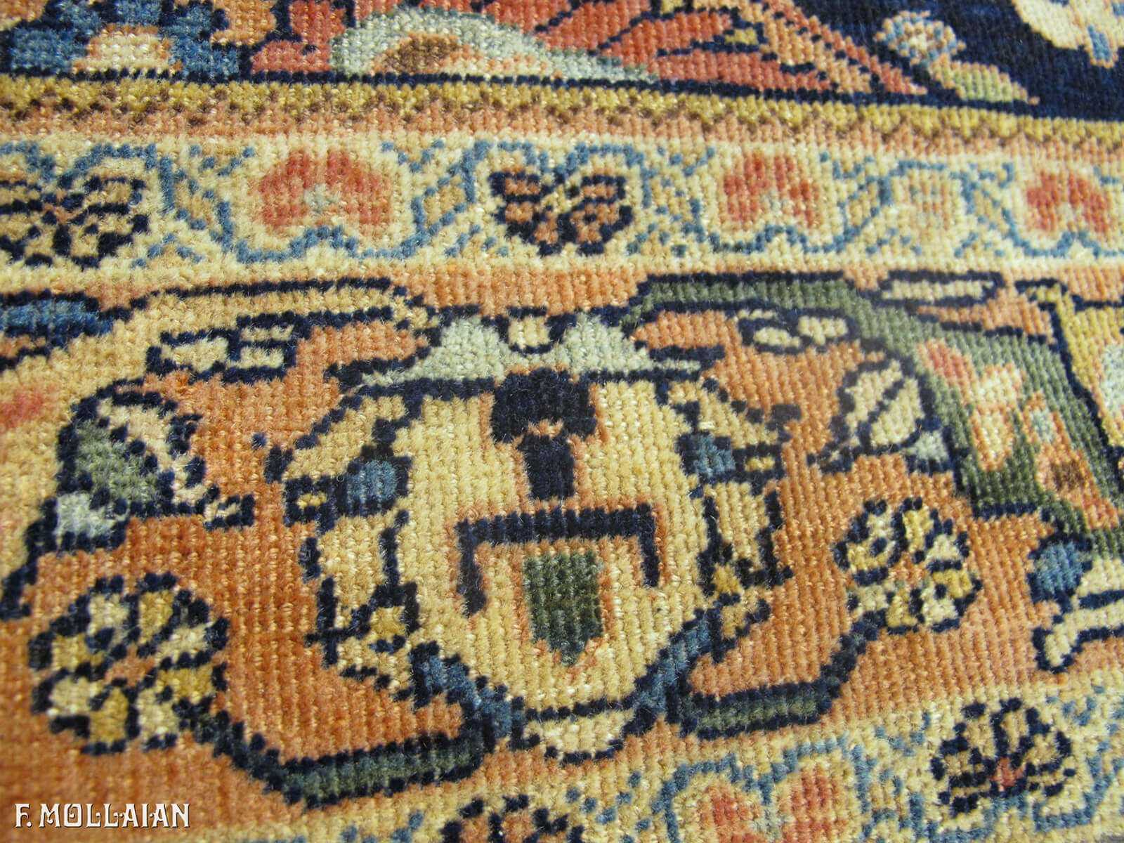 Antique Persian Saruk Farahan Rug n°:83707924